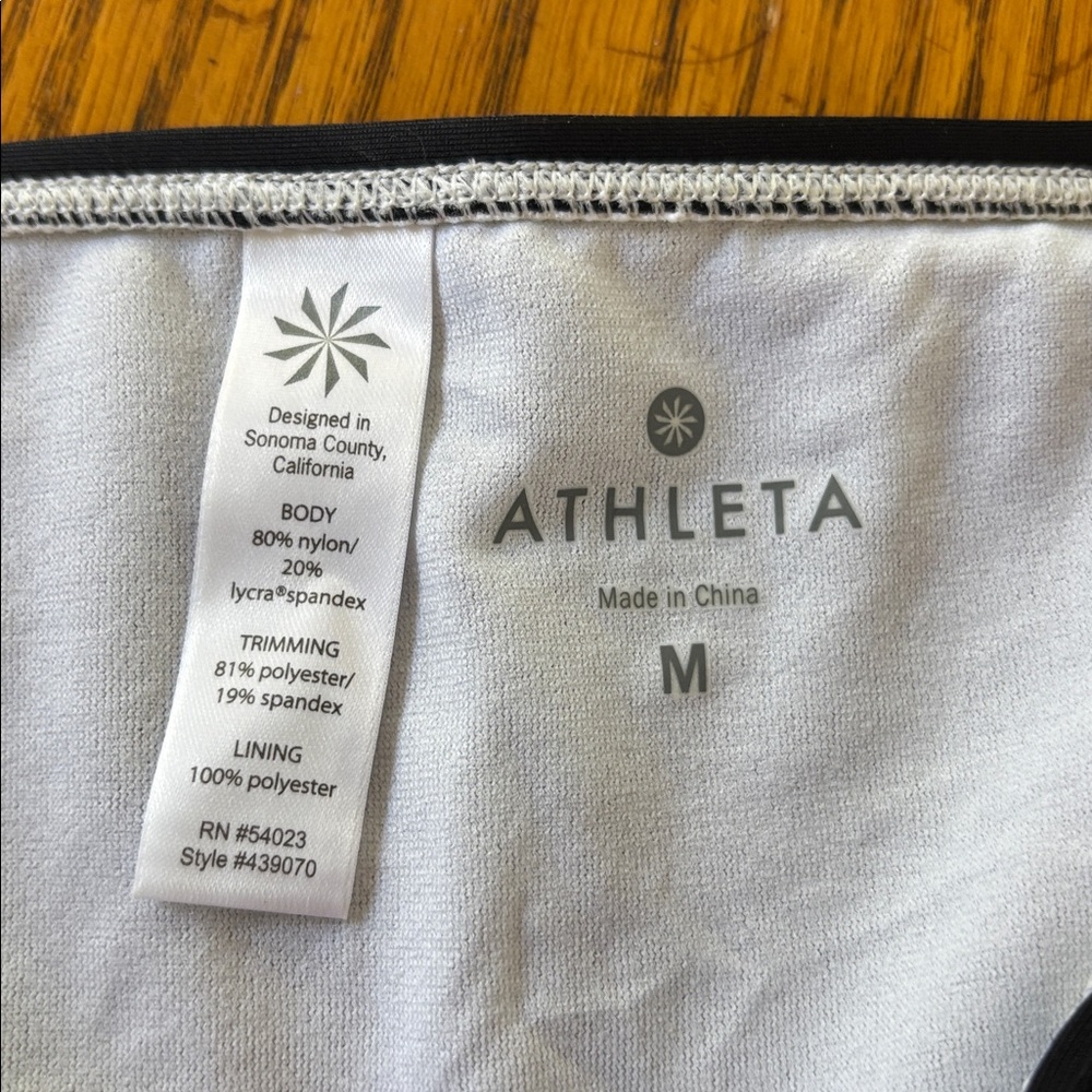 Athleta Geometric Black and White Bikini - Picture 5 of 6
